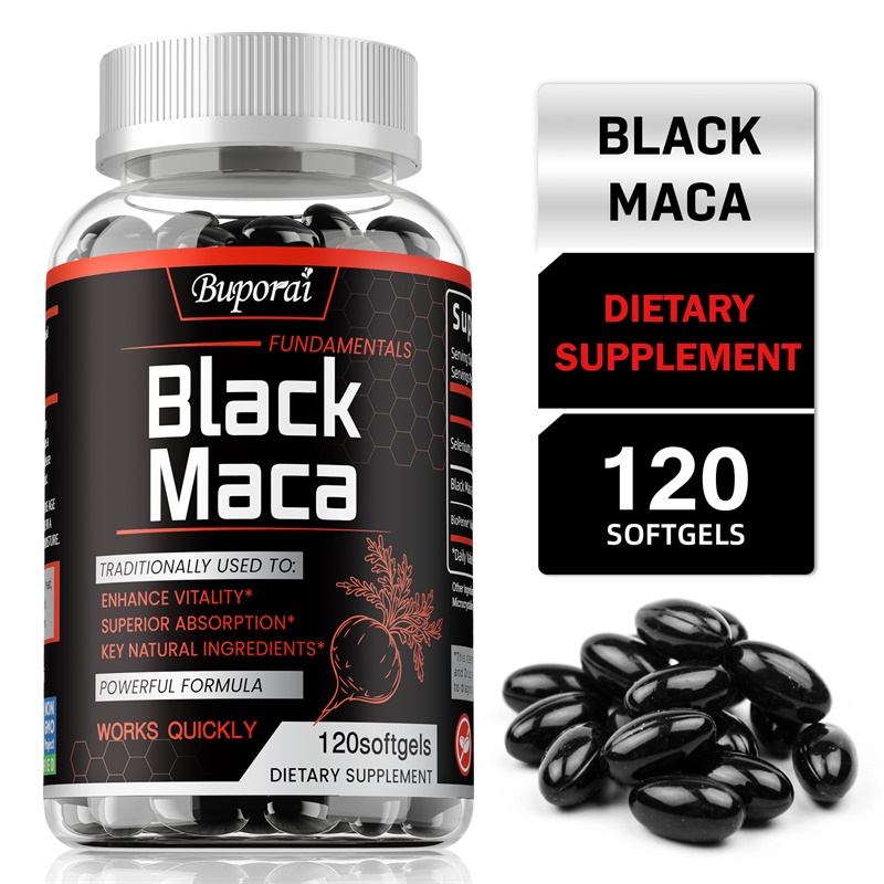 Herbal Queen - Suplemento de maca negra: mejora la
