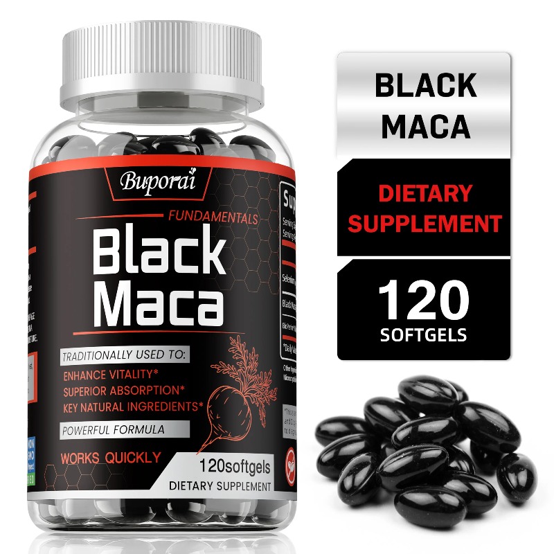 Herbal Queen - Suplemento de Maca Negra - Aumenta