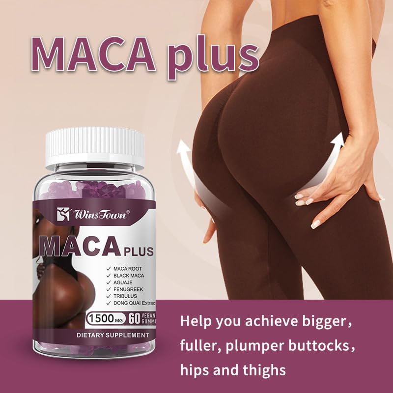 Herbal Queen - Caramelos de Maca Plus, gomitas de