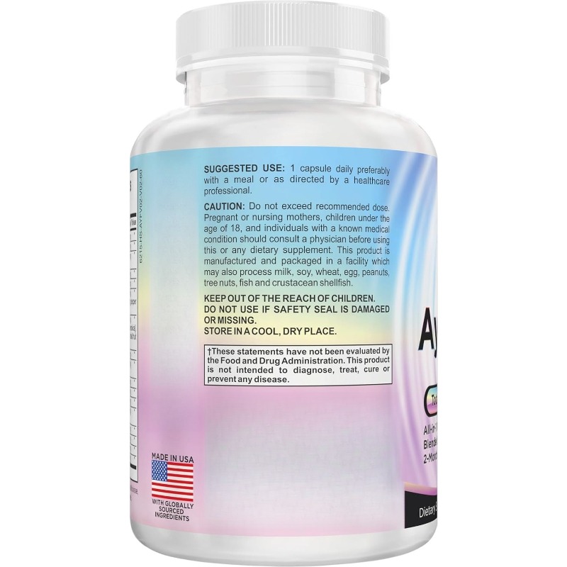 60 cápsulas de complejo herbal - Herbal Queen reseña y precio