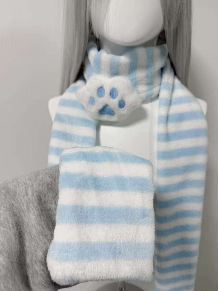 Bufanda Kawaii con Decoración  - Cat Claw Bark reseña y precio