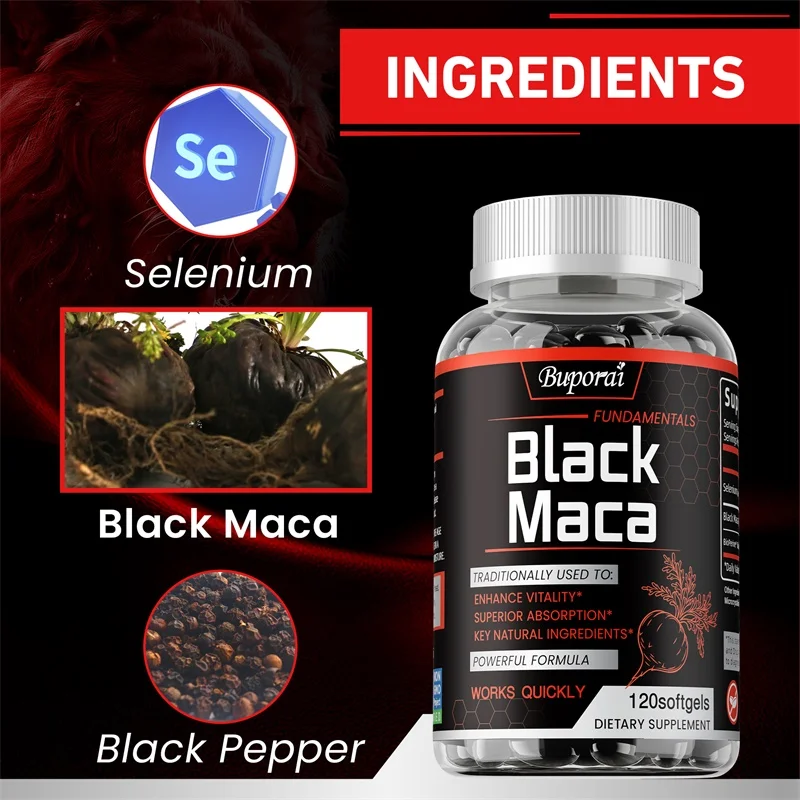 Suplemento de Maca Negra - Aum - Herbal Queen reseña y precio